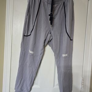 Gymshark Gray Joggers with Black Accents